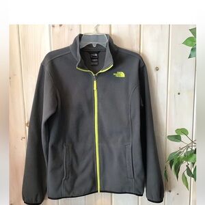 North face fleece jacket zip up